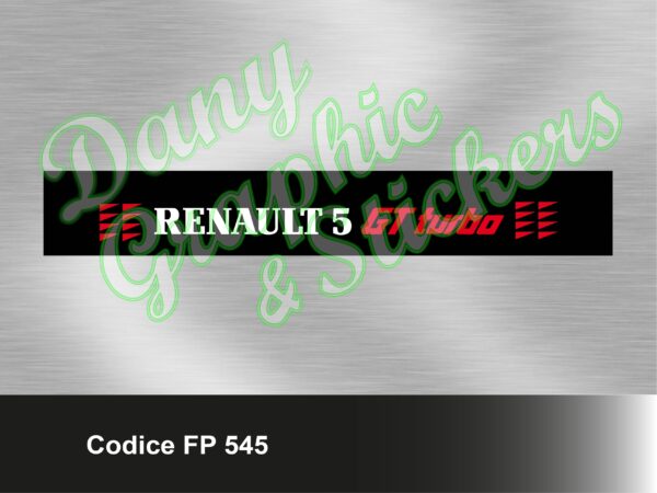 FP 545 FASCIA PARASOLE RENAULT 5 GT TURBO