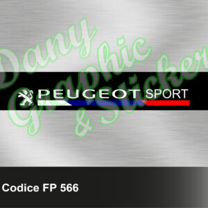 FP 566 FASCIA PARASOLE PEUGEOT SPORT CON LOGO