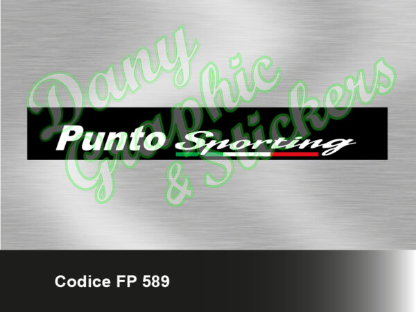 FP 588 FASCIA PARASOLE PUNTO SPORTING TRICOLORE